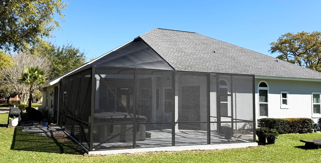 Screen on patio